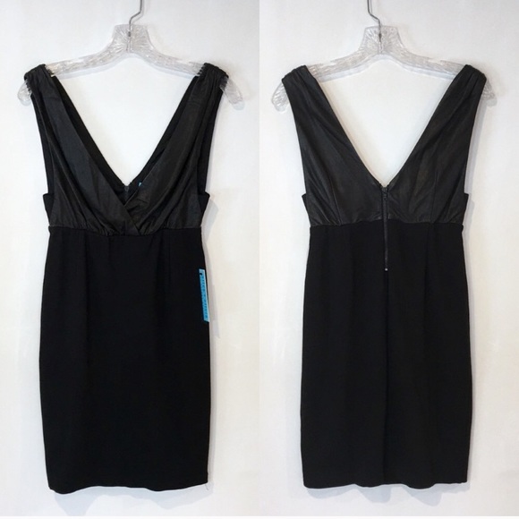 Alice + Olivia Dresses & Skirts - ❤️SALE❤️NWT Alice + Olivia black leather sexy dres
